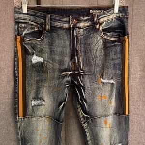 Streetwear Skater Rap Art Y2K Distressed Skinny 90s Indie Sleaze Jeans Southpole